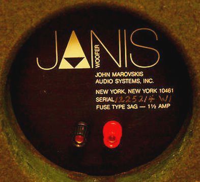 Janis W-1 subwoofer 
